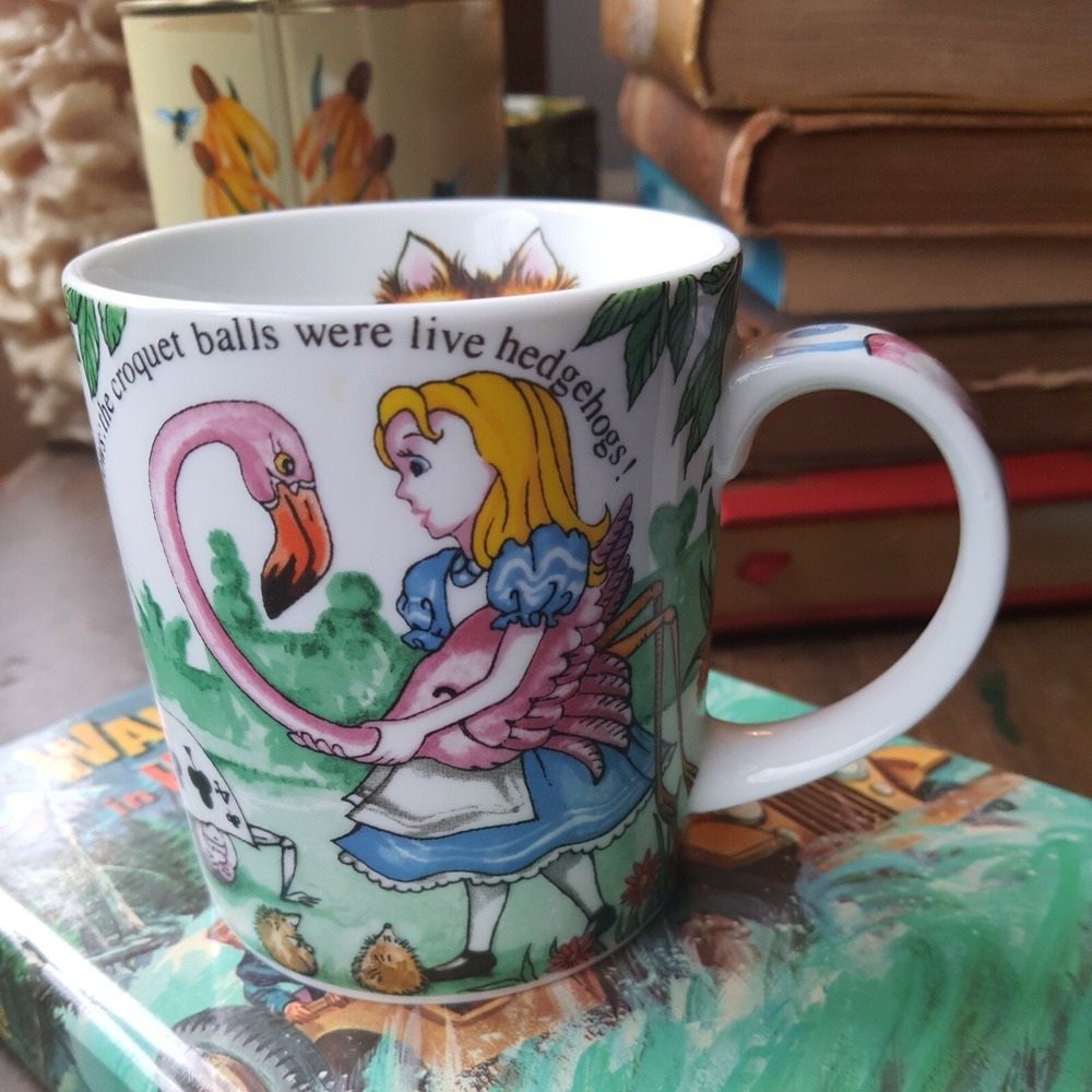 Alice In Wonderland Cafe Coffee Tea Mug Paul Cardew England, 12oz Queen of Heart